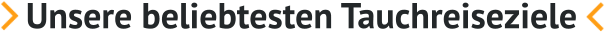 Unsere beliebtesten Tauchreiseziele