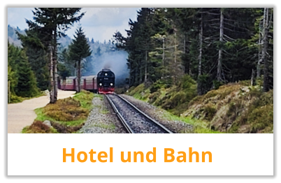 Hotel und Bahn