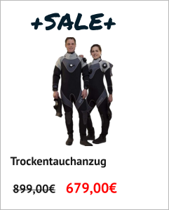 +SALE+  Trockentauchanzug  899,00€	679,00€