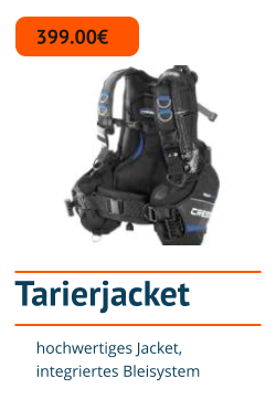 Tarierjacket 399.00€ hochwertiges Jacket, integriertes Bleisystem