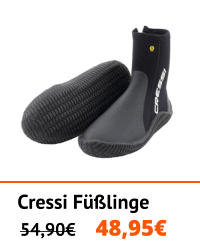Cressi Füßlinge  54,90€	48,95€
