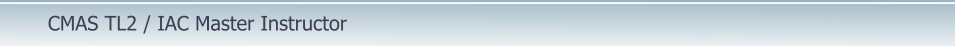 CMAS TL2 / IAC Master Instructor