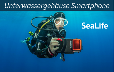 SeaLife Unterwassergehäuse Smartphone