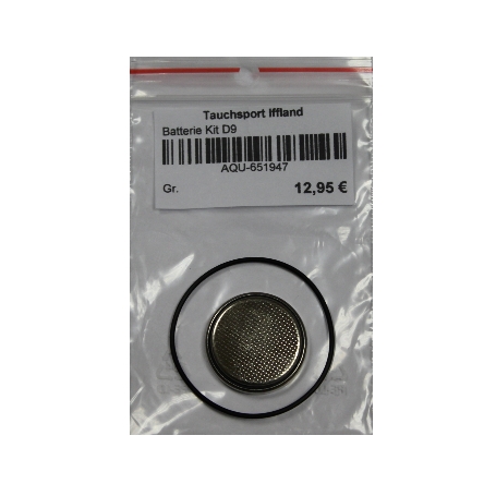 Kit Batteria + Attrezzi Per Suunto D9 - Apri Custodia E Pin Per Computer Subacqueo